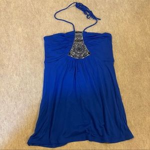 Wet Seal Tie Neck Halter Top S